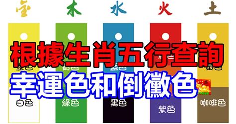 幸運顏色八字|根據生肖五行查詢幸運色和倒霉色